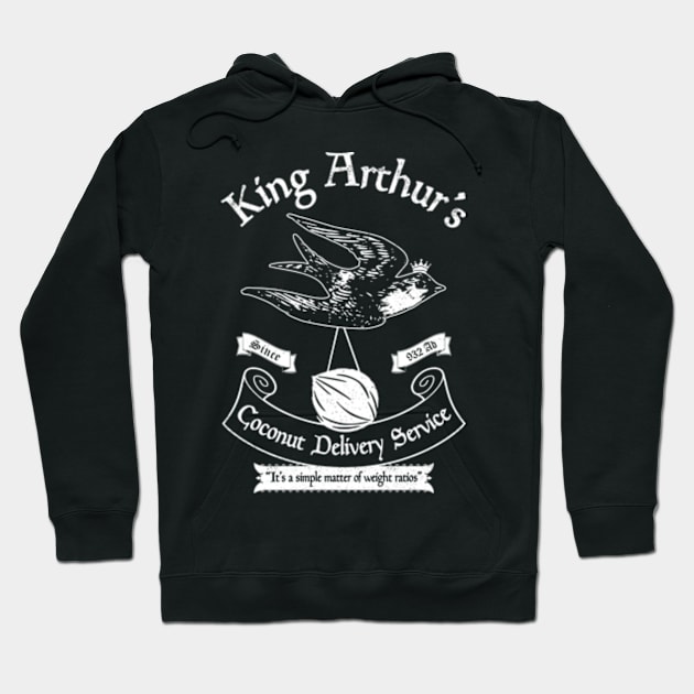 King Arthur's Coconut Delivery Service Hoodie by Three Meat Curry